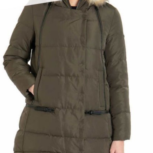 🔥NWT🔥 Derek Lam 10 Crosby Ladies' Down Jacket Size S removable fur - Picture 5 of 12